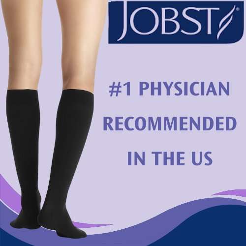 Jobst ACTIVA Opaque 15-20 mmHg Knee High Closed Toe - Image 3