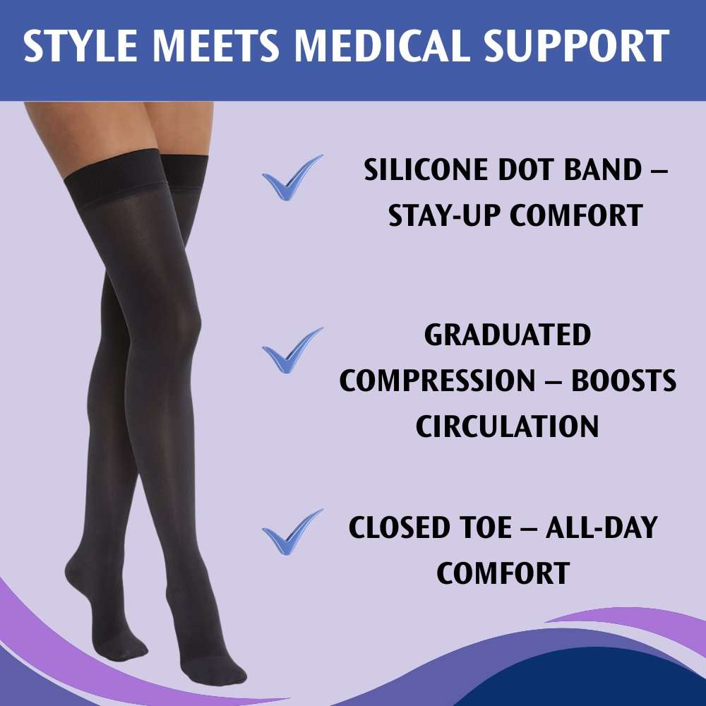Jobst Activa Opaque Thigh High 20-30 mmHg Modern - Image 3