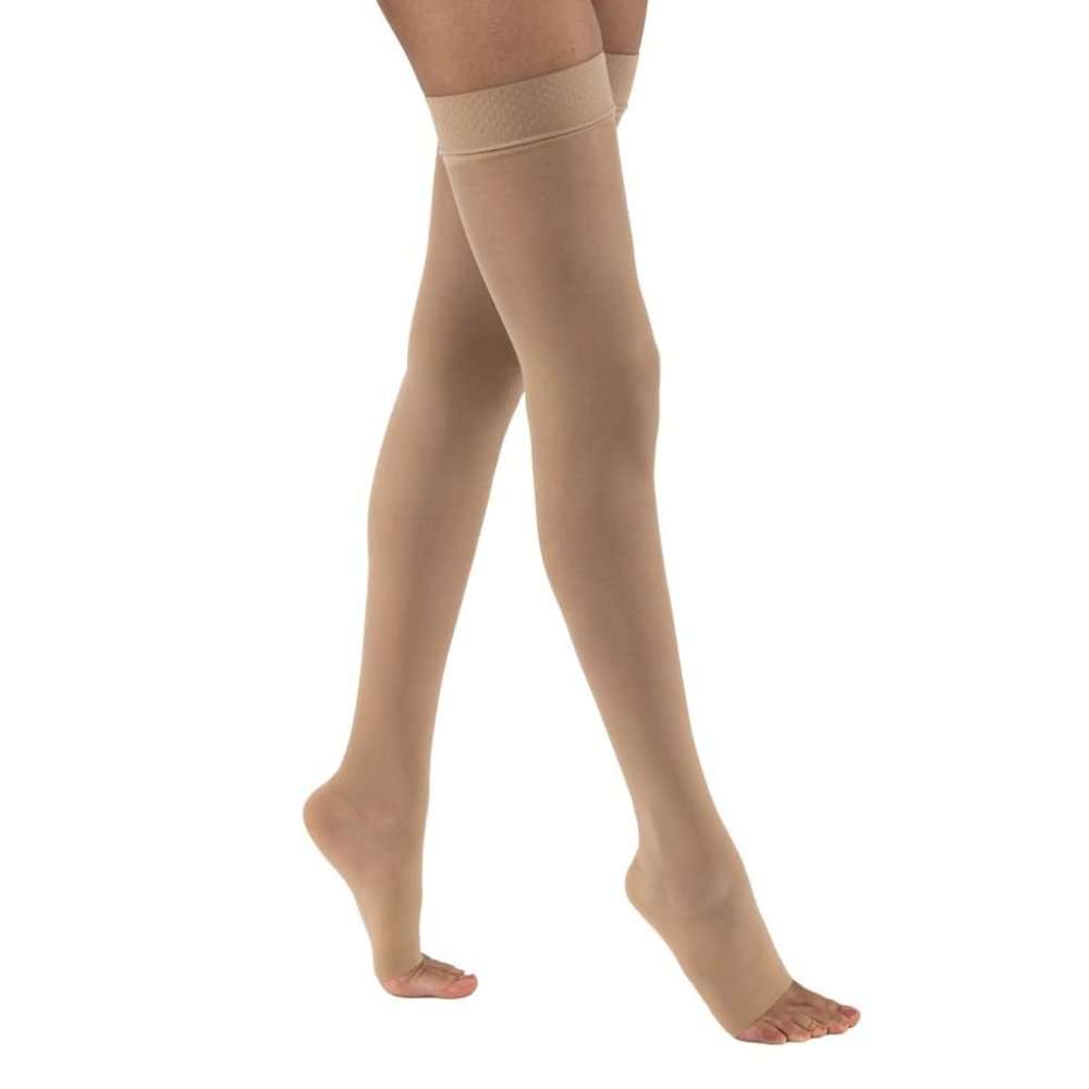 Jobst UltraSheer Diamond Dot Thigh High 15-20 mmHg Closed Toe Modern
