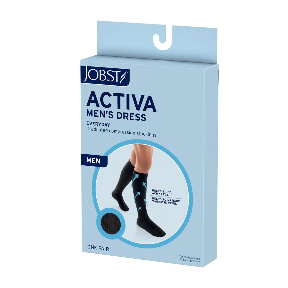 Jobst Activa SoSoft Ribbed Knee High 20-30 mmHg Modern