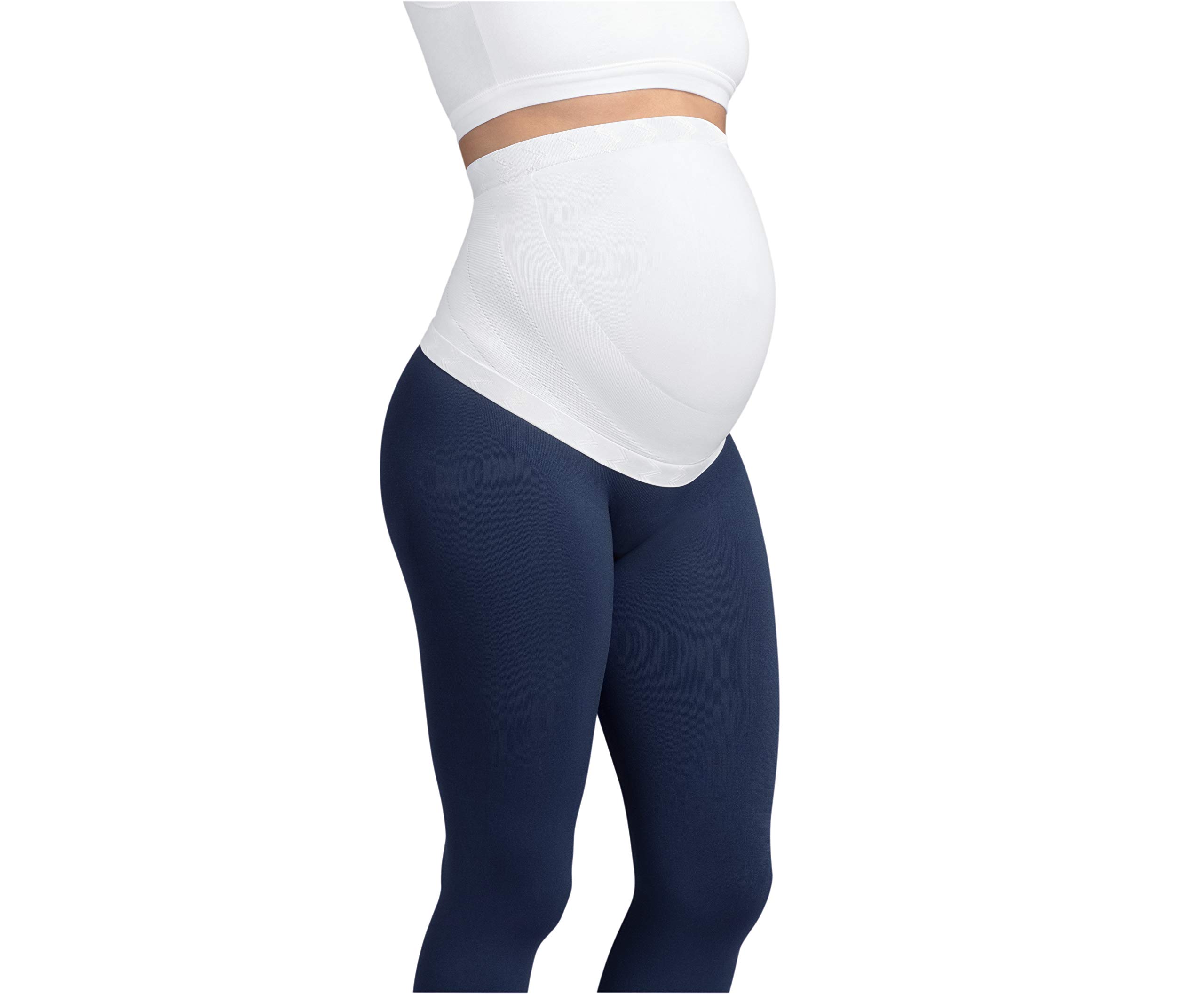 JOBST Maternity Belly Band product photo in Rose showing SoftFlex Zone and seamless design
