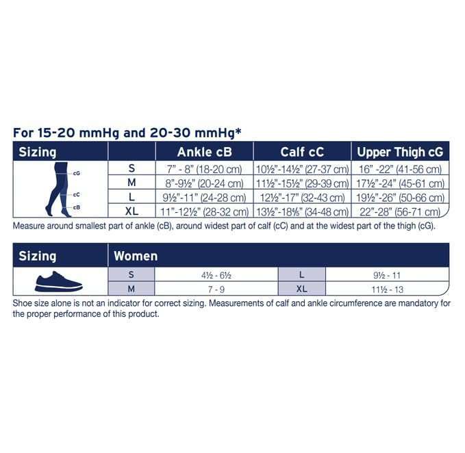Jobst Activa Sheer Therapy Knee High 15-20 mmHg Legacy - Image 6