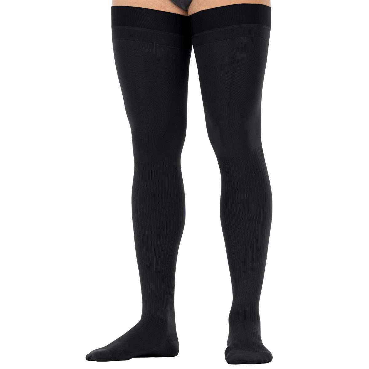 Jobst For Men Thigh High 30-40 mmHg Open Toe Modern