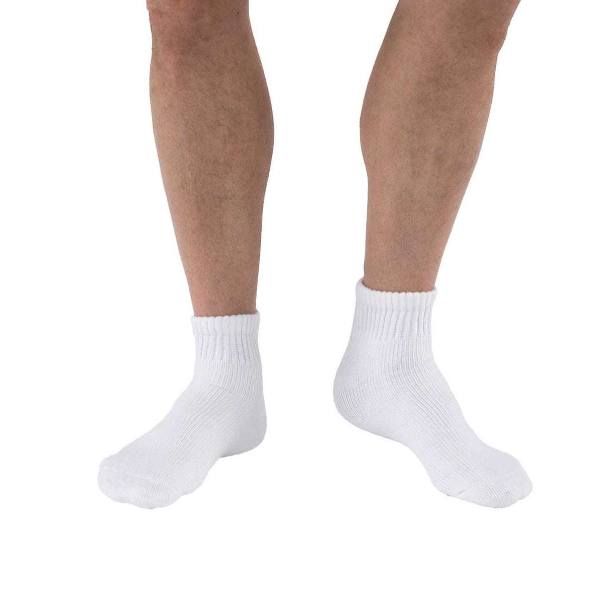 Jobst SensiFoot Mini-Crew Closed Toe White