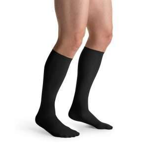 Jobst Travel Knee High 15-20 mmHg Closed Toe Black