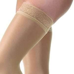 Jobst UltraSheer Plain Thigh High 8-15 mmHg Closed Toe Modern