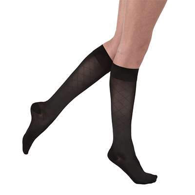 Jobst Women's Diamond Dress Trouser Knee High 15-20 mmHg